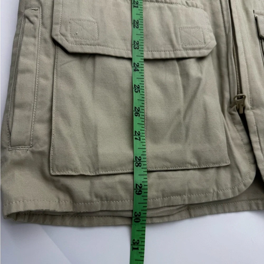VTG Orvis Khaki Vented Utility Vest with Multiple Pockets Fishing Hunting Medium
